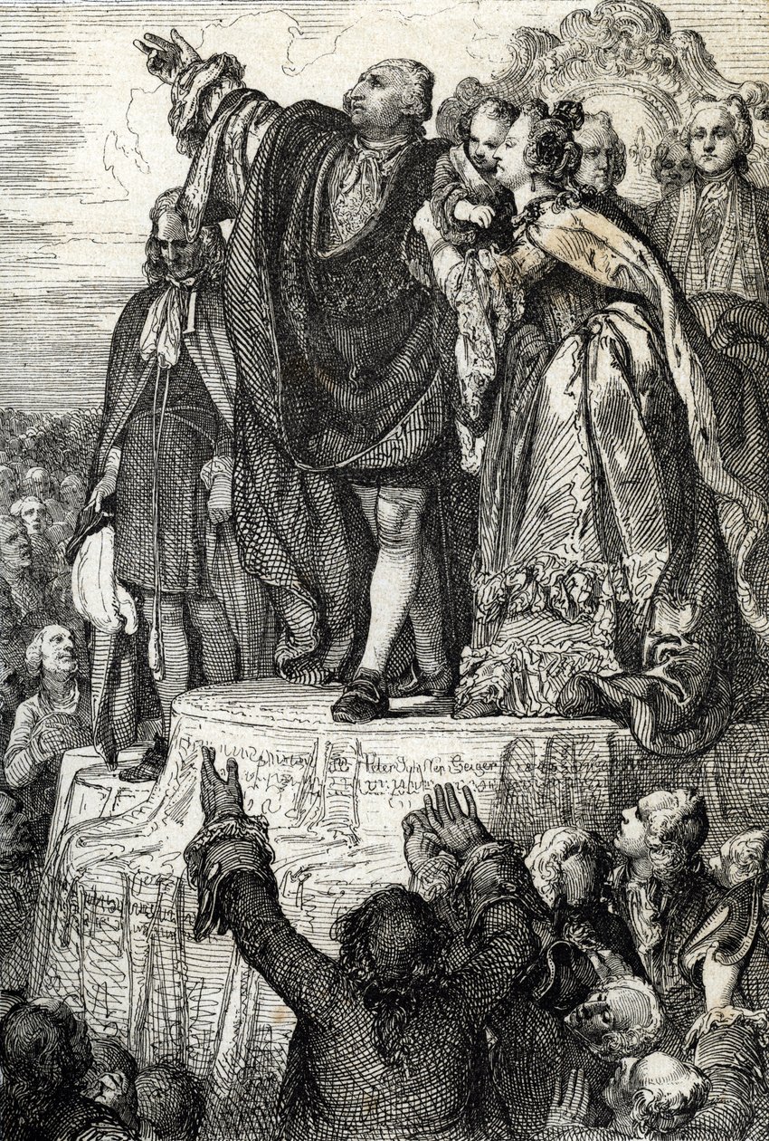 Celebration of the First National Federation on 14 July 1790 on the Altar of the Fatherland in Champs-de-Mars by Peter Johann Nepomuck Geiger