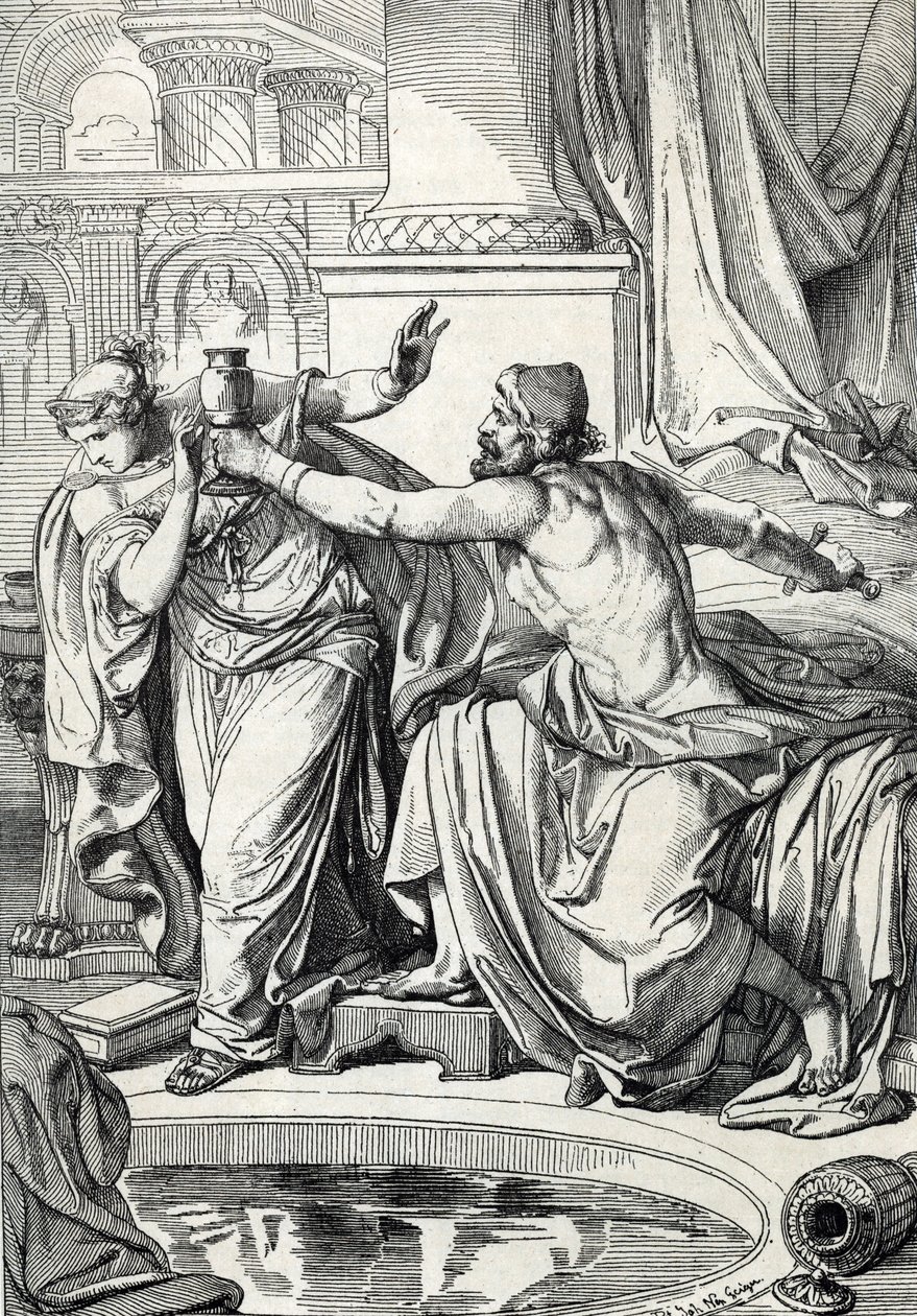 The Gepid Princess Rosemonde and Her Lover by Peter Johann Nepomuck Geiger