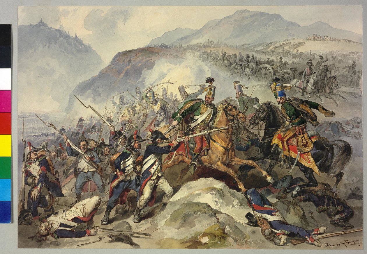 Battle of Tarvis 1797 by Peter Johann Nepomuk Geiger