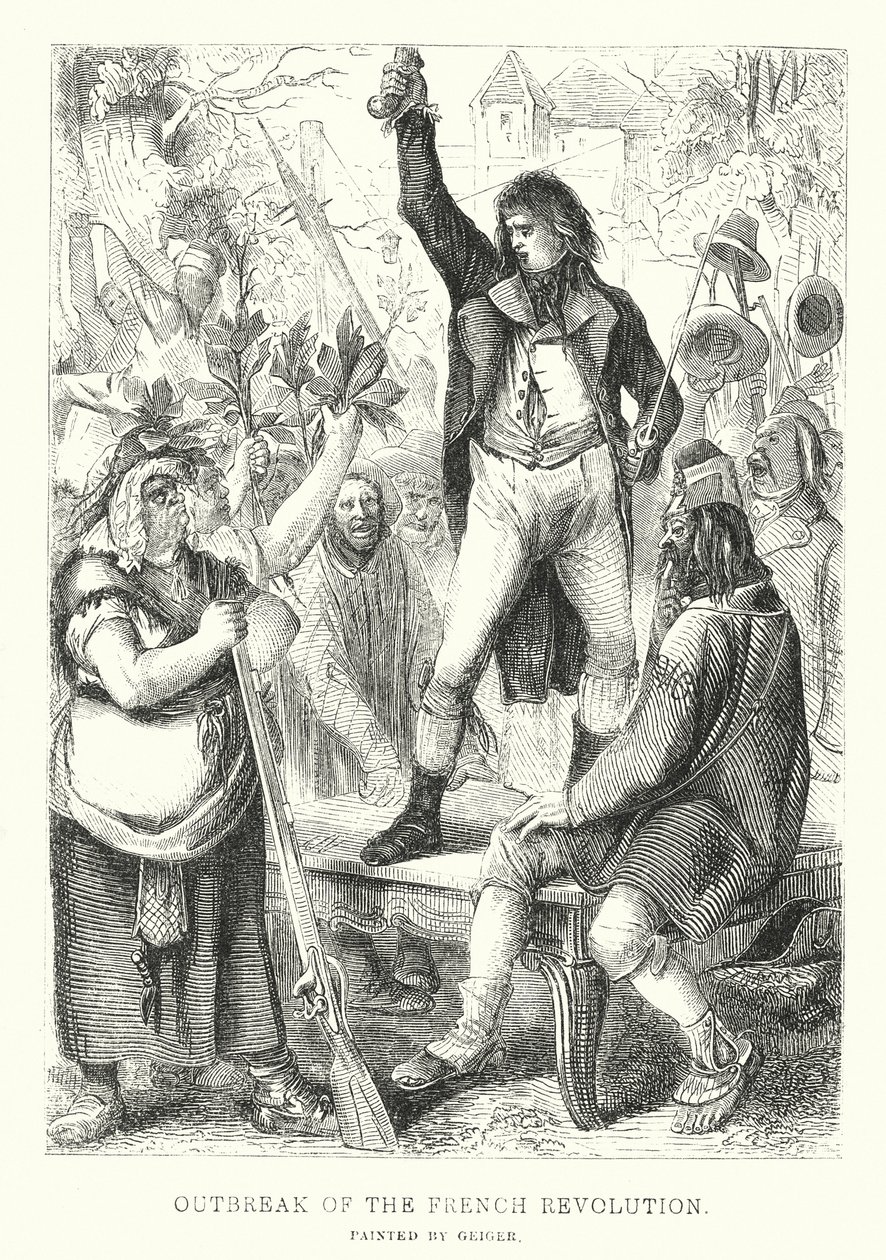 Outbreak of the French Revolution by Peter Johann Nepomuk Geiger