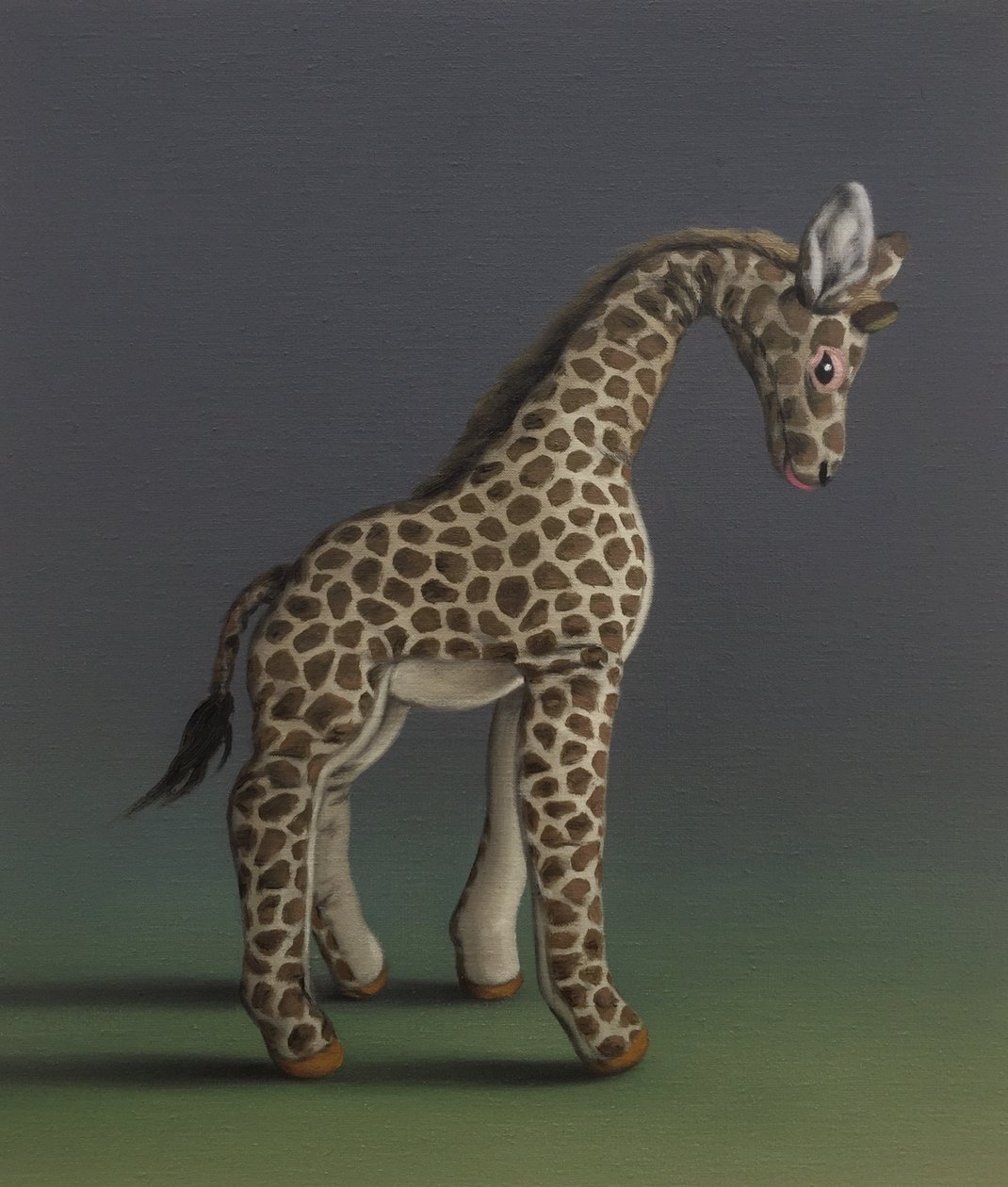 Giraffe - After Agasse, 2019 by Peter Jones