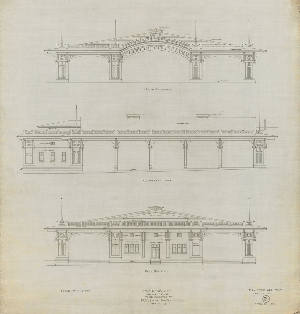 Ravinia Music Pavilion by Peter Joseph Weber