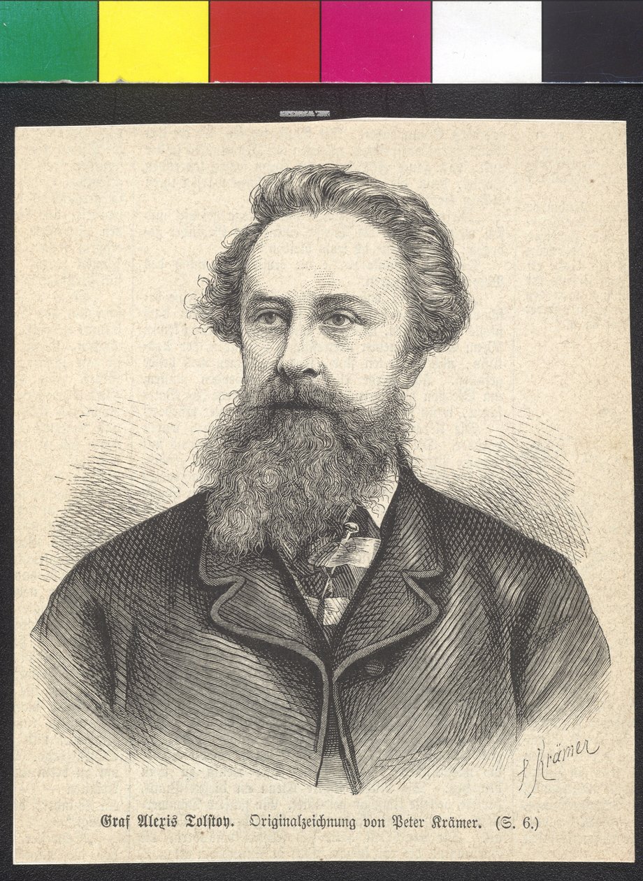 Aleksey Konstantinovich count Tolstoj by Peter Kraemer