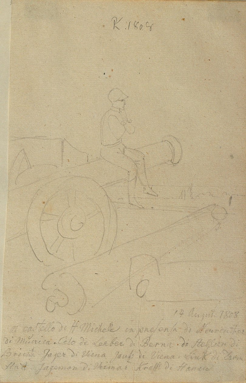 Episode at the Michelsburg near Ostia by Peter Krafft
