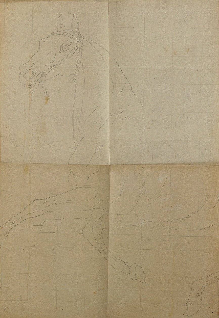 Contour Drawing for "Rüdiger and Angelika" by Peter Krafft
