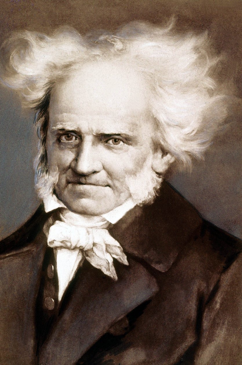 The German Philosopher Arthur Schopenhauer, Photo after Painting by Peter Kramer by Peter Kramer