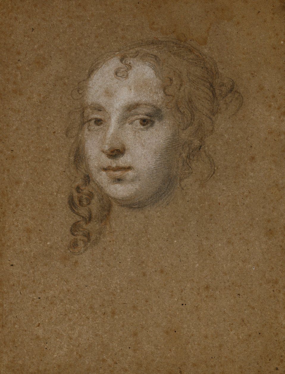 Portrait Head of a Lady by Peter Lely