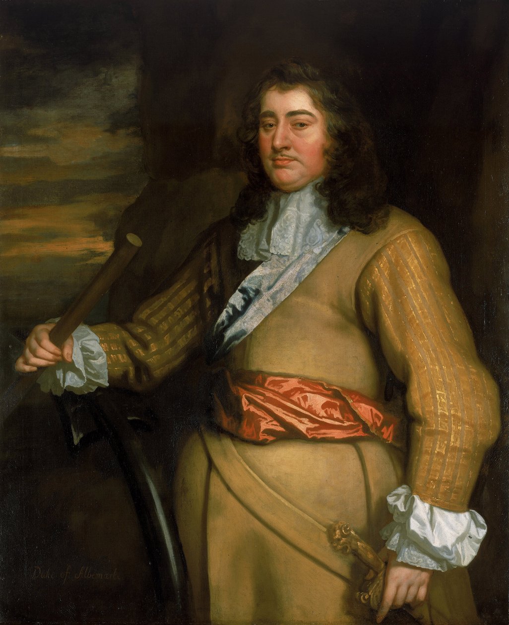 Portrait of George Monck, first Duke of Albemarle. Oil on canvas by Peter Lely