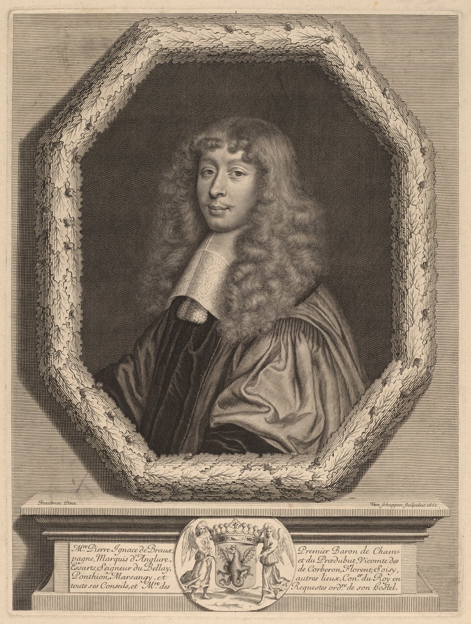 Pierre Ignace de Braux by Peter Ludwig van Schuppen after Henri Beaubrun