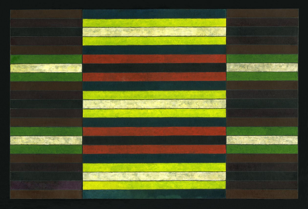 Striped Triptych No.6, 2003 by Peter McClure