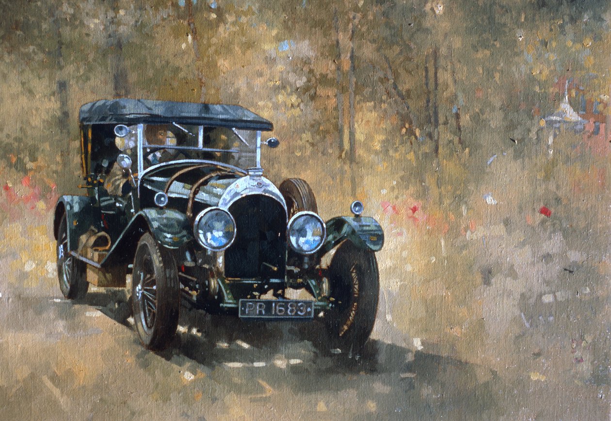 3 Litre Bentley at Cottesbrooke by Peter Miller