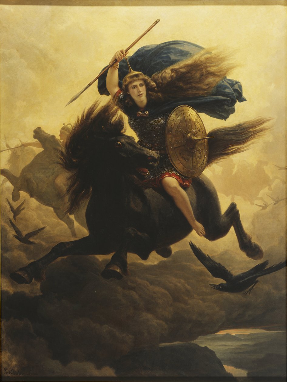 The Walkueren (Valkyrien) by Peter Nicolai Arbo