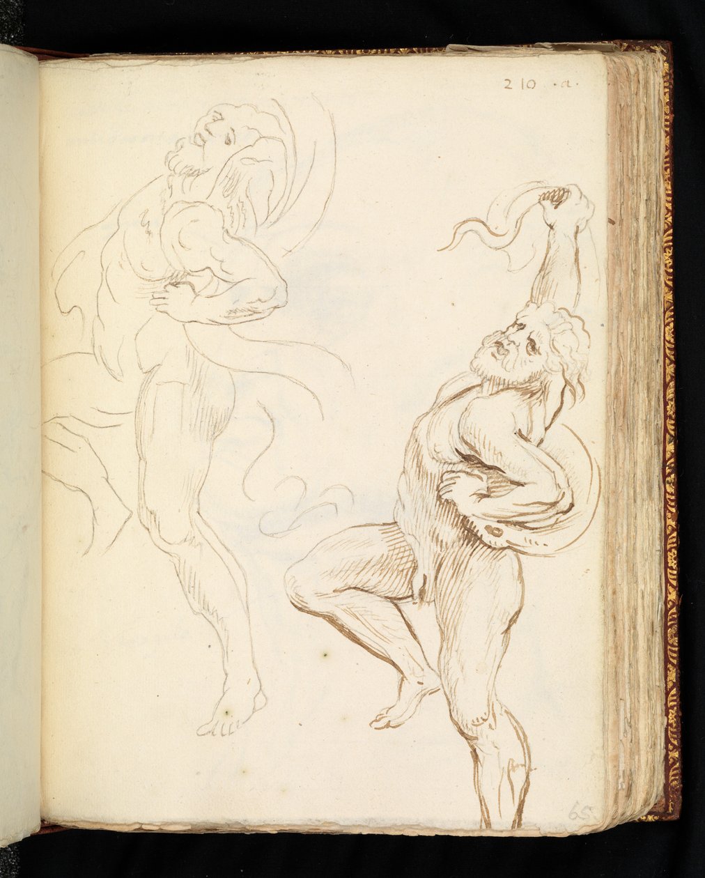 Two Studies of Laocoon, One with the Serpents Transformed into Drapery by Peter Paul (after) Rubens