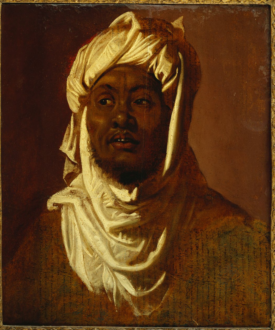 An African Wearing a Turban - A Sketch by Peter Paul Rubens