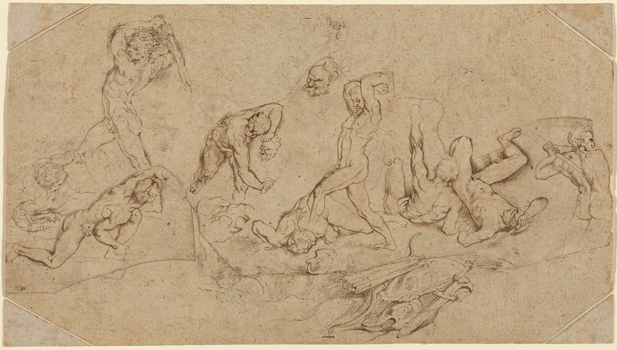Battle of Nude Men by Peter Paul Rubens