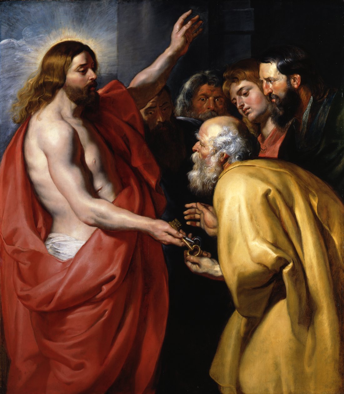 Christ Handing the Keys to Saint Peter by Peter Paul Rubens