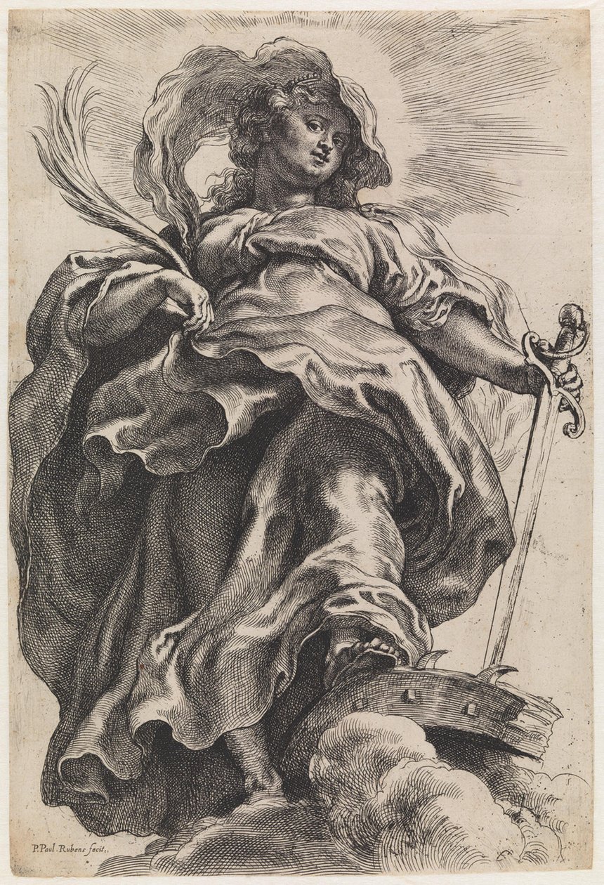 Saint Catherine by Peter Paul Rubens