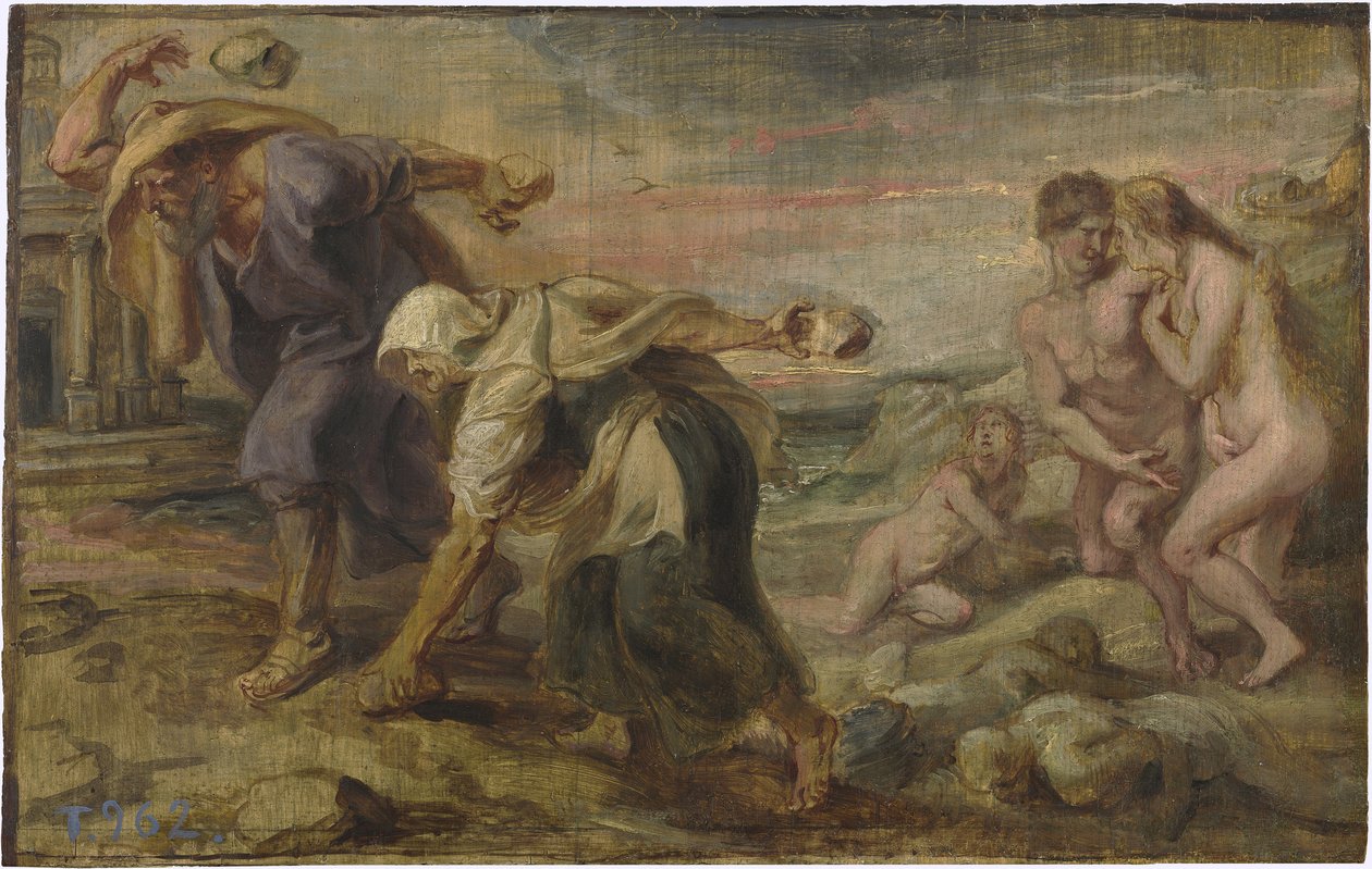 Deucalion and Pyrrha by Peter Paul Rubens
