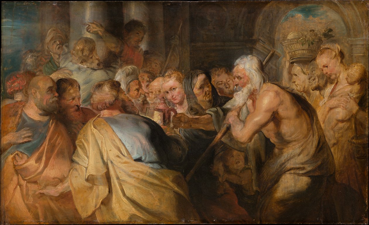 Diogenes Looking for an Honest Man by Peter Paul Rubens