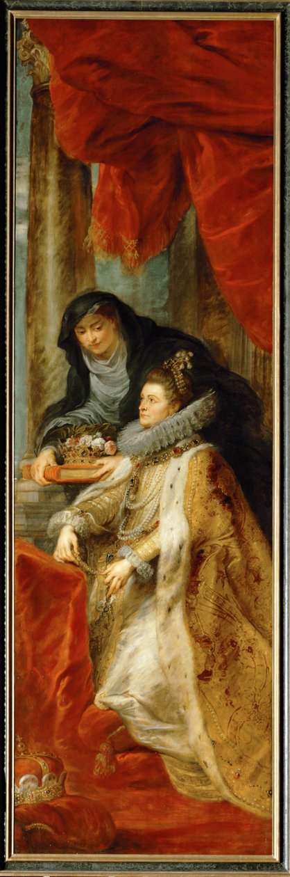 Infanta Isabella Clara Eugenia with Saint Elisabeth of Hungary by Peter Paul Rubens