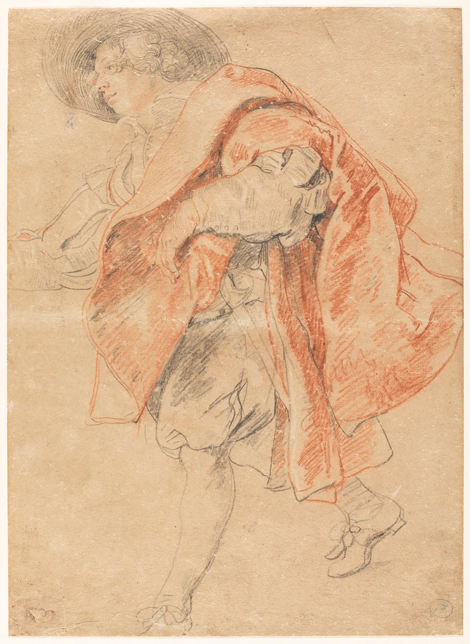 Young Man Descending a Staircase by Peter Paul Rubens