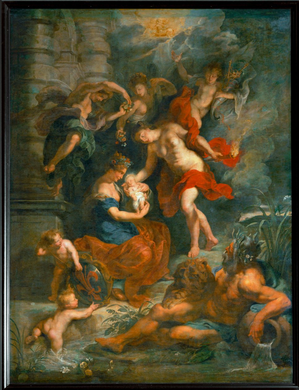 The Birth of Queen Marie de Medicis in Florence on April 26, 1573 by Peter Paul Rubens