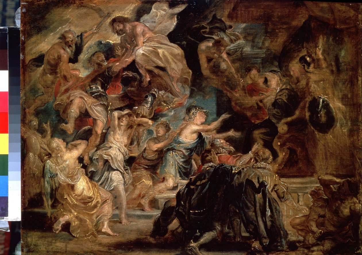 The Death of Henry IV and the Proclamation of the Regency by Peter Paul Rubens