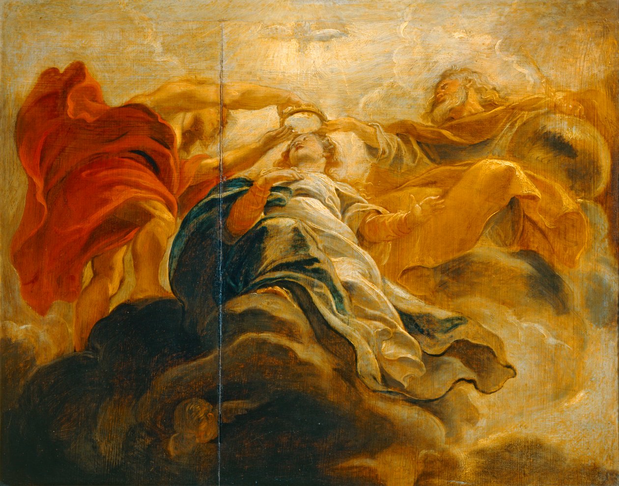 The Coronation of the Virgin by God the Father and Jesus Christ by Peter Paul Rubens