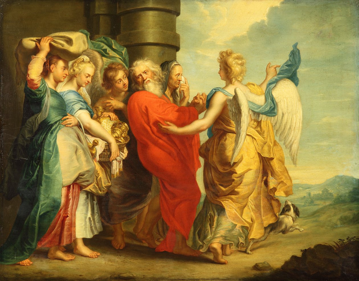 Lot Leaving Sodom with His Daughters by Peter Paul Rubens