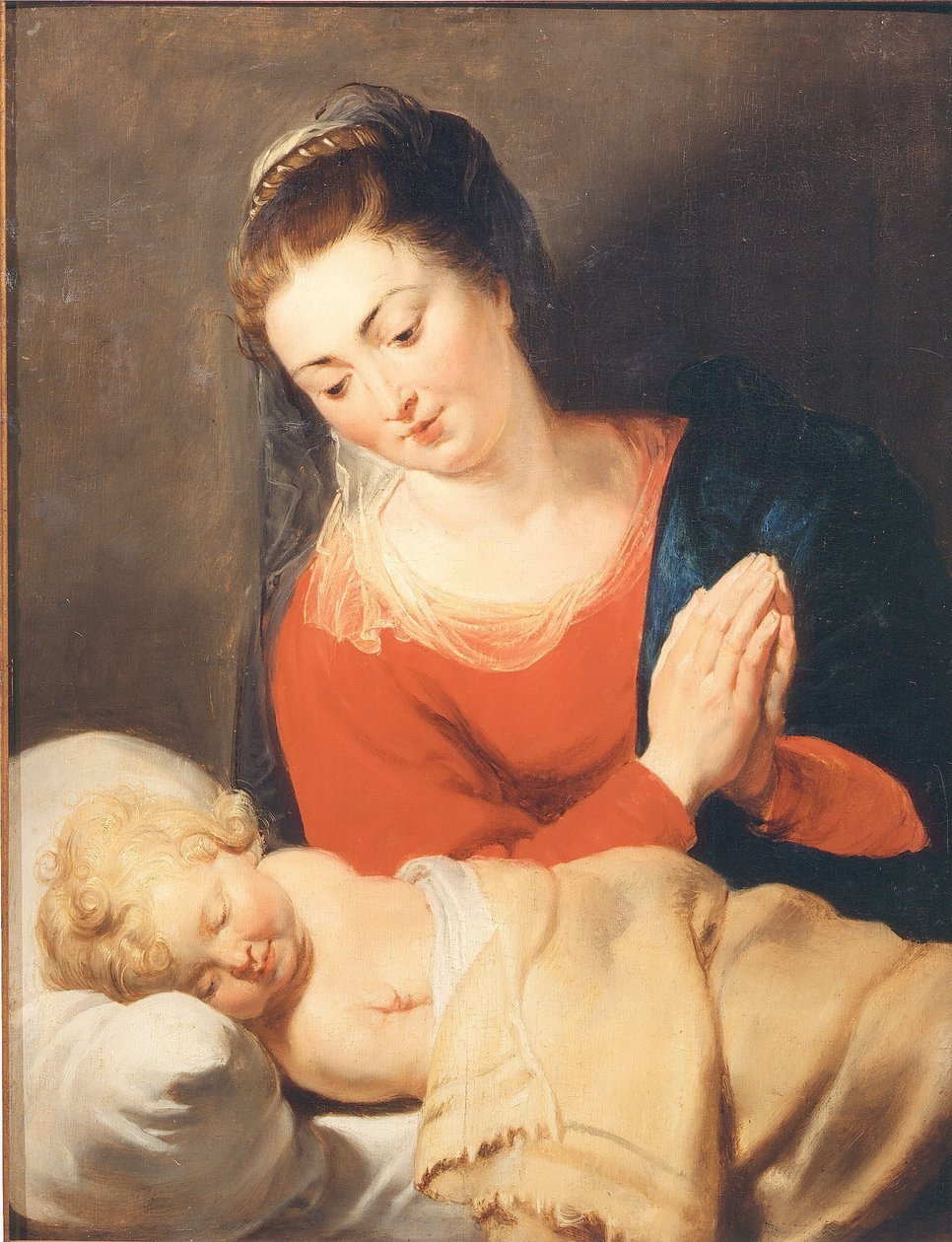 Mary before the sleeping Christ Child by Peter Paul Rubens