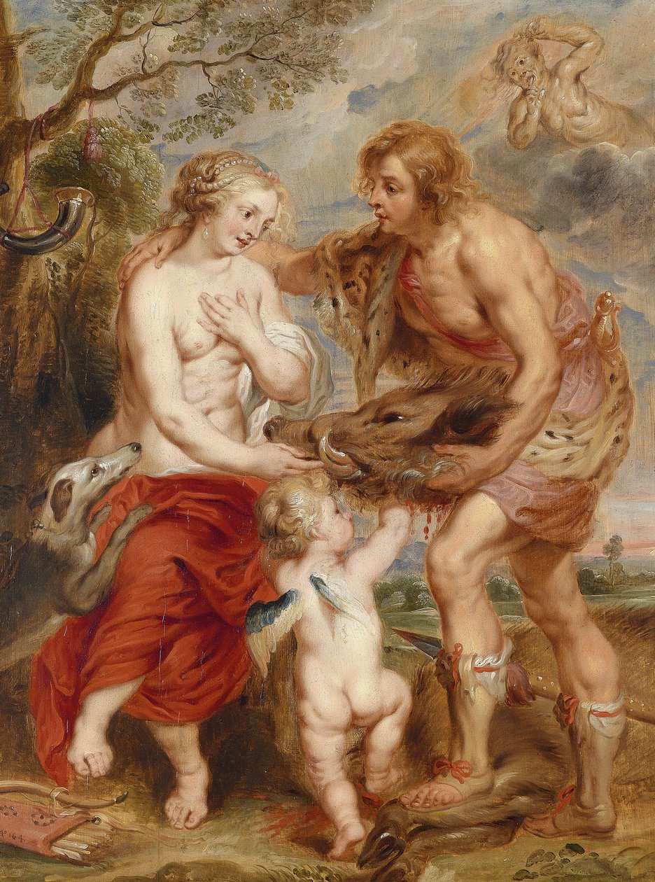 Meleager offering the Calydon boar
