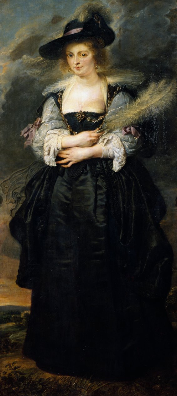 Portrait of Helene Fourment by Peter Paul Rubens