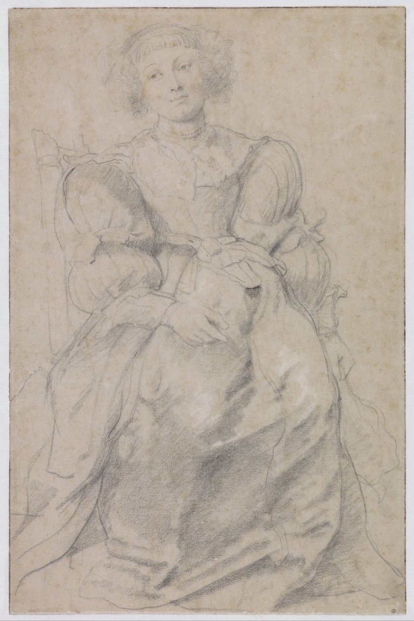 Portrait of Hélène Fourment by Peter Paul Rubens