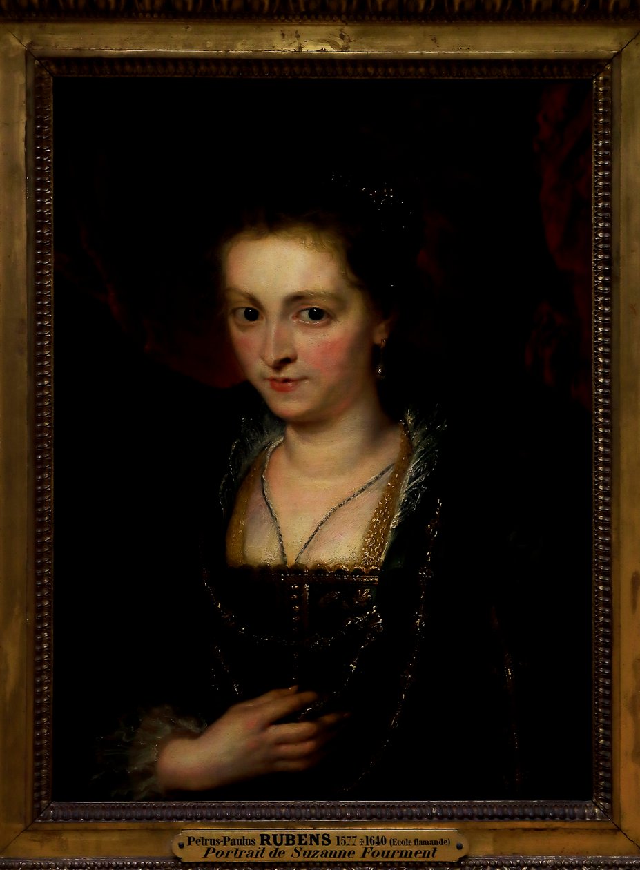 Portrait of a woman. Portrait of Suzanna Fourment by Peter Paul Rubens