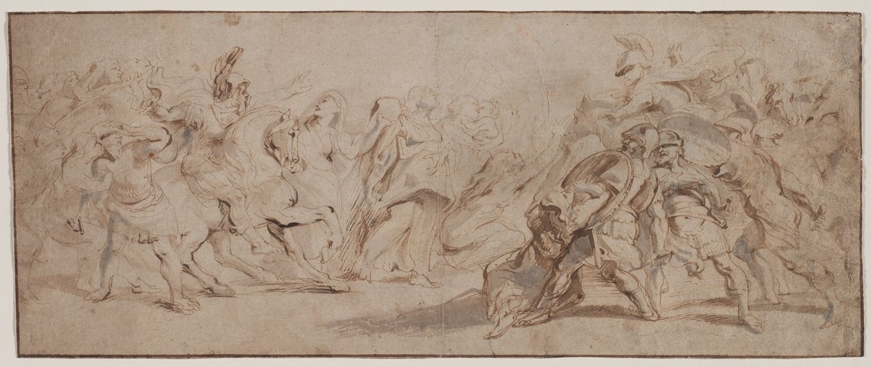 Reconciliation of the Romans and the Sabines by Peter Paul Rubens