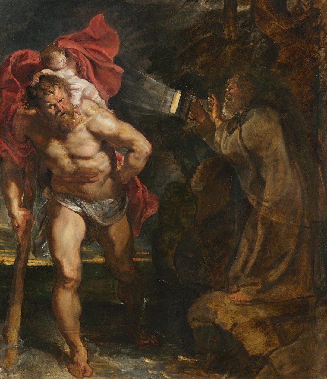 Saint Christopher and the Hermit by Peter Paul Rubens