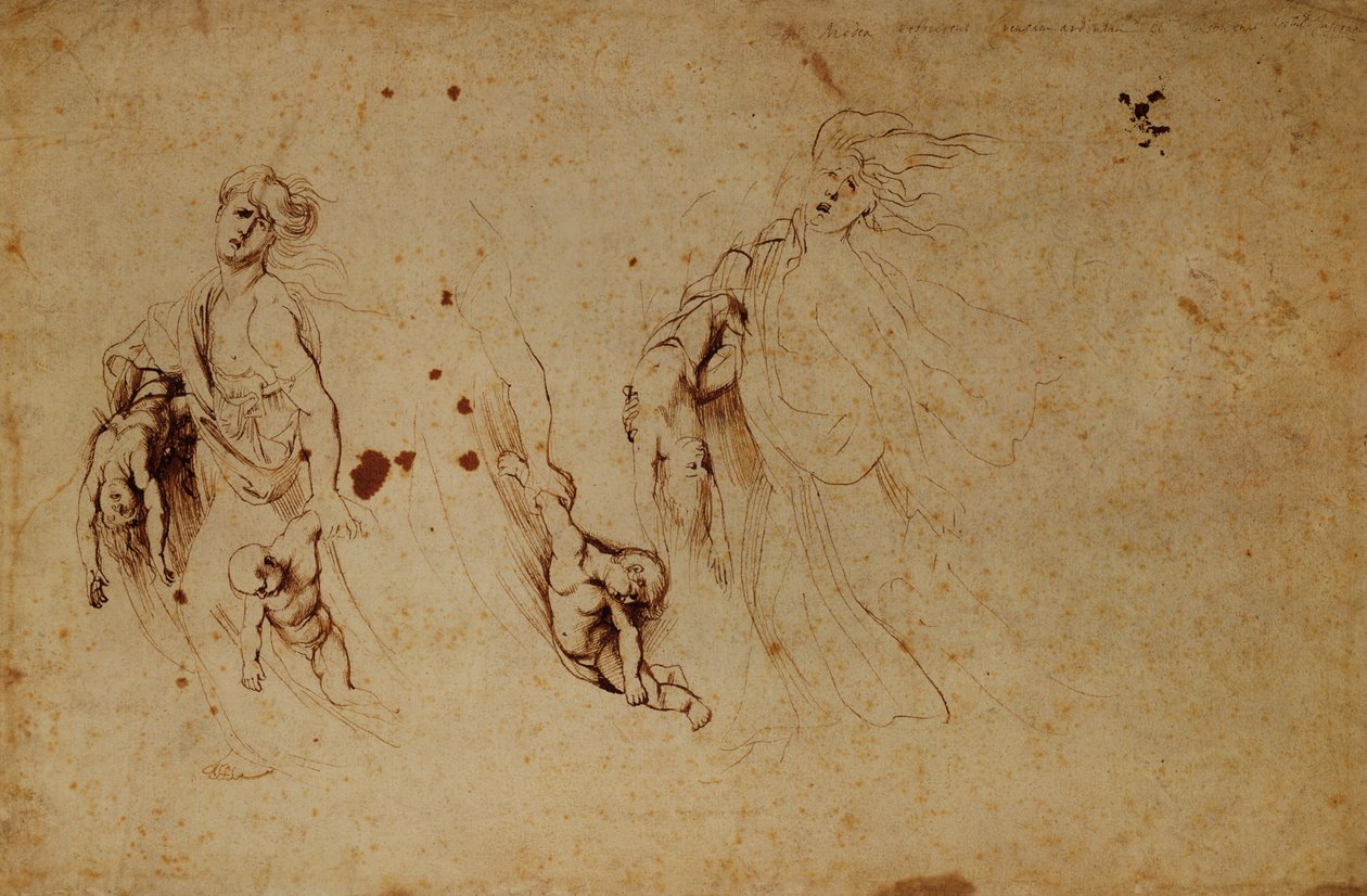 Study of Medea Slaying Her Children by Peter Paul Rubens