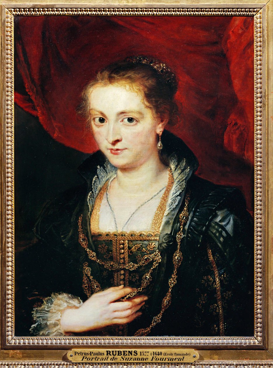 Suzanne Fourment, sister of Helene by Peter Paul Rubens