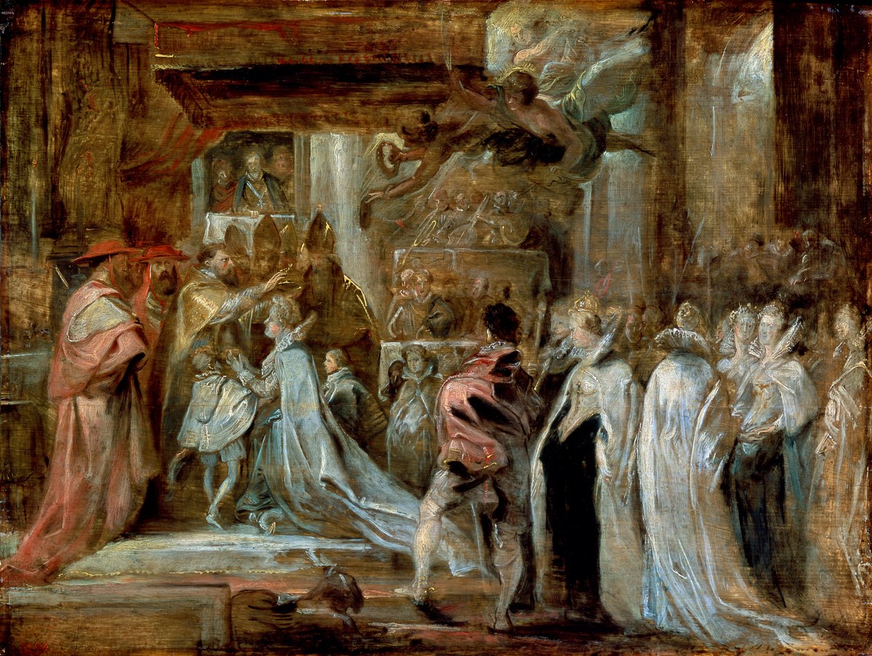 The Coronation of Marie de Medici by Peter Paul Rubens