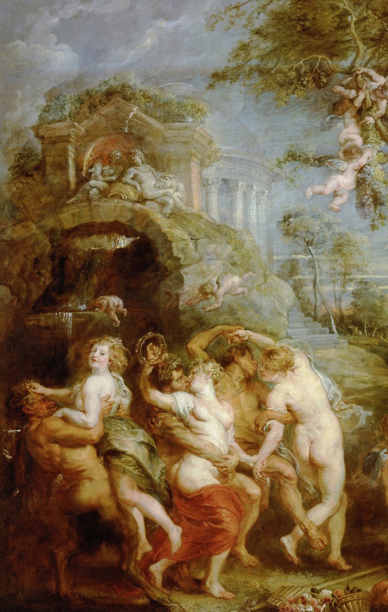 The Feast of Venus Verticordia (Detail) by Peter Paul Rubens