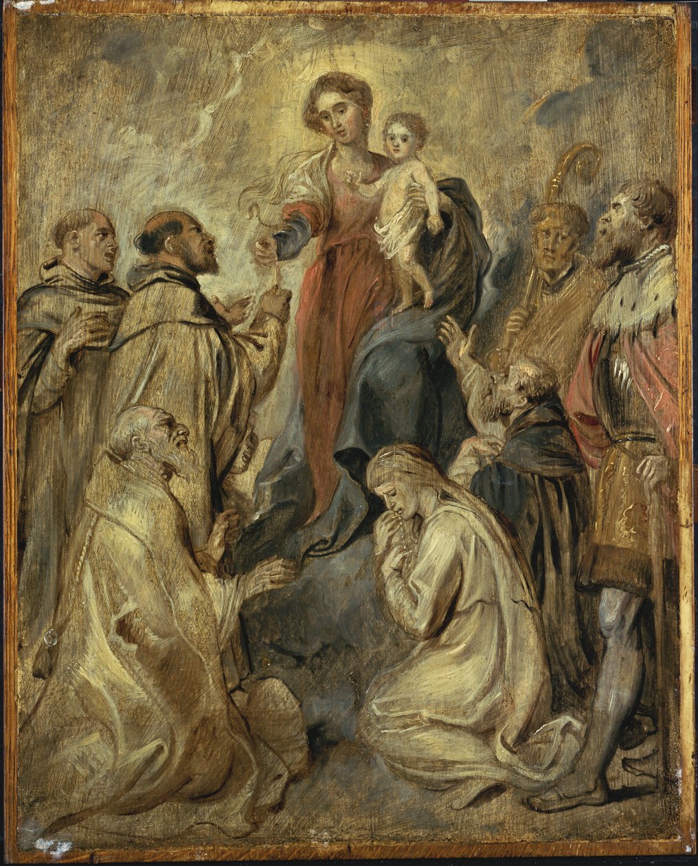 The Virgin and Child of the Rosary by Peter Paul Rubens