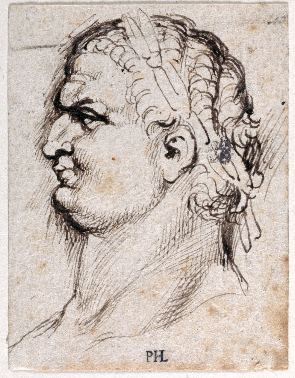 Titus, from Ten Drawings of Eight of the First Twelve Caesars, after Giovanni da Cavino
