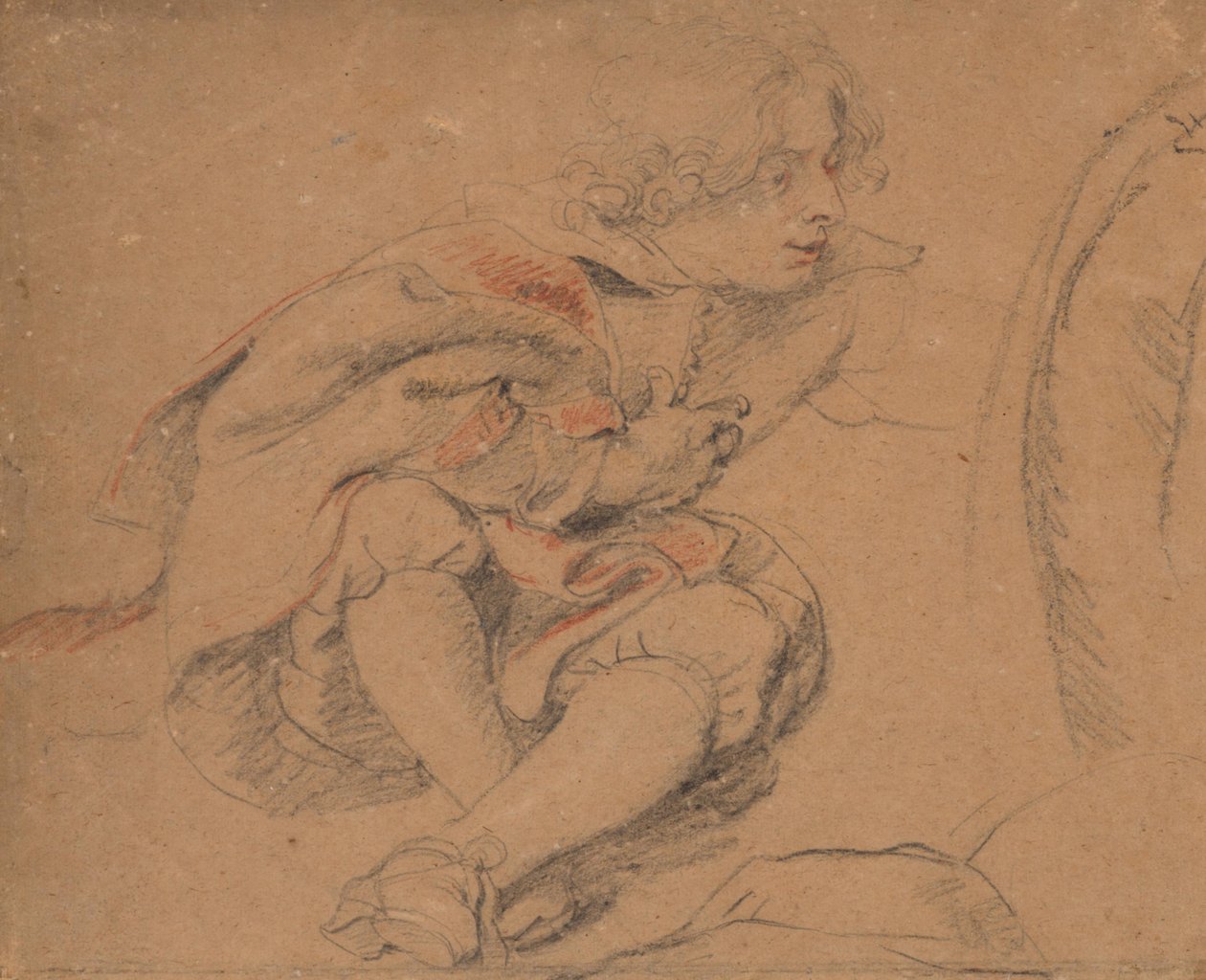 Seated Young Man by Peter Paul Rubens