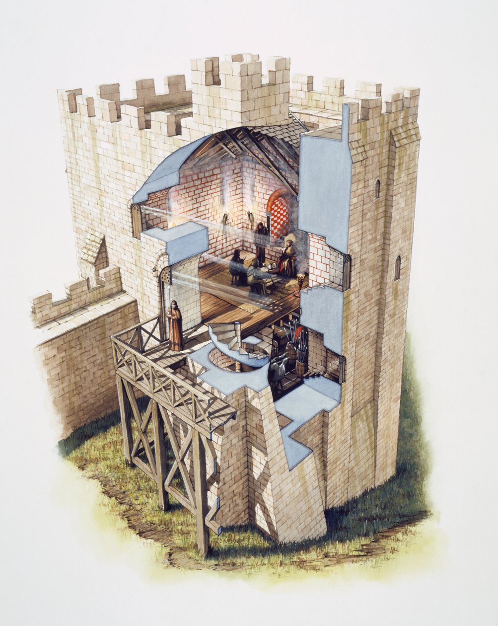 Peveril Castle by Peter Urmston