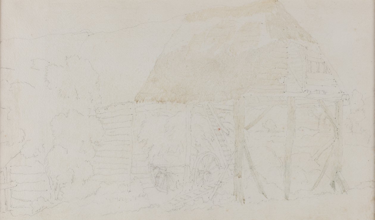 Rough Sketch for Harvest Time by Peter de Wint