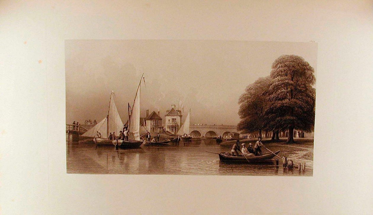 View of Folly Bridge in the Year 1827 by Peter de Wint