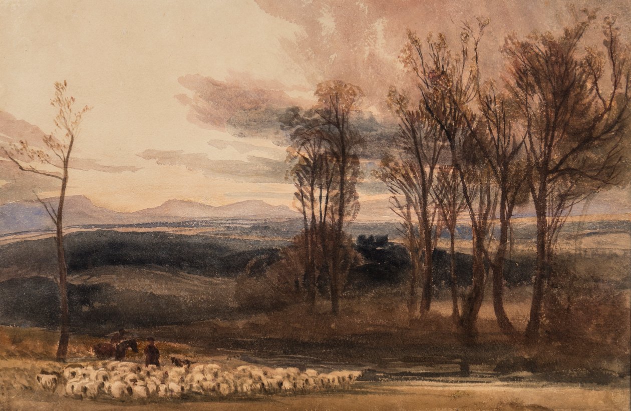 Winters Dusk, c.1830 by Peter de Wint: Buy fine art print
