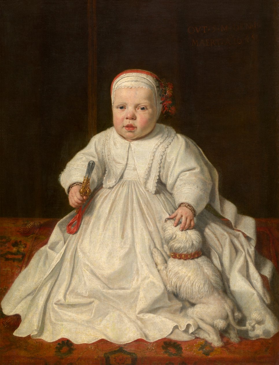 Portrait of a child by Peter van Lint