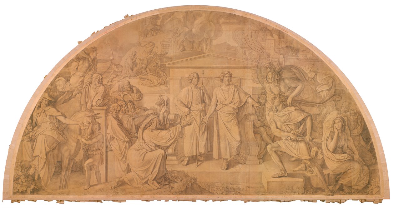 The Assembly of the Greeks and the Anger of Achilles by Peter von Cornelius