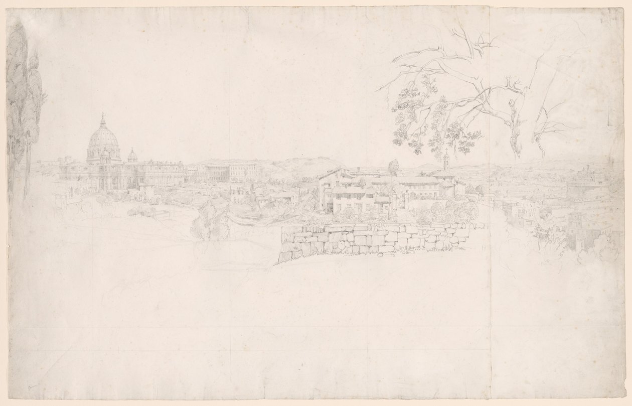 Fantasy Panorama of Rome from St. Peter